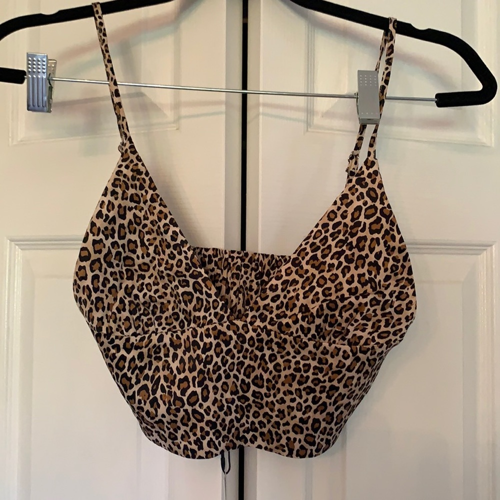Zara Leopard top